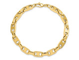 14K Yellow Gold Men's Link Bracelet 8.5 Inches (6.0mm)